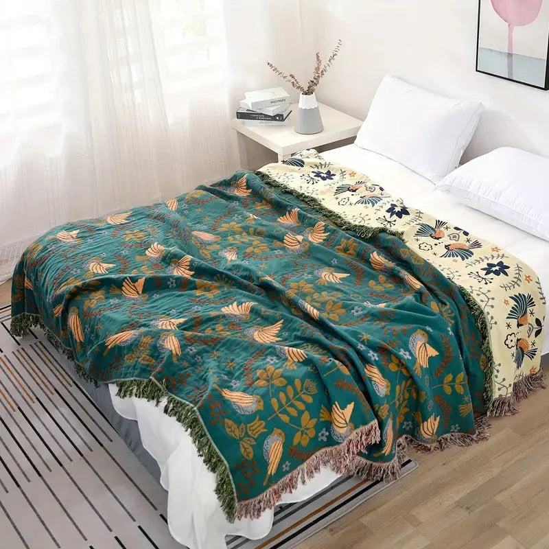NordNest - Reversible skandinavische Kuscheldecke