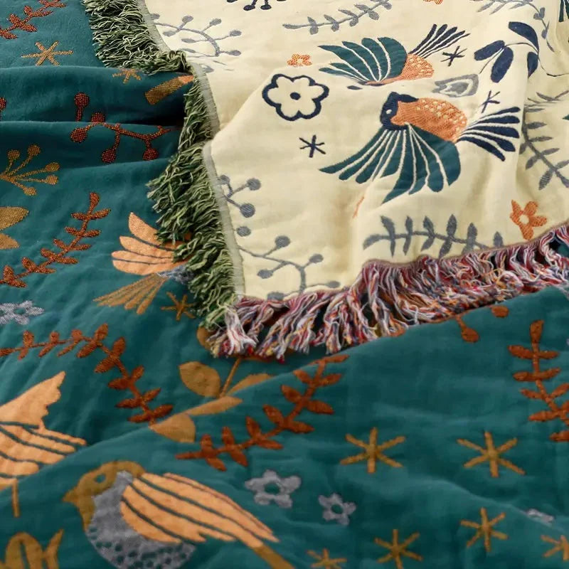NordNest - Reversible skandinavische Kuscheldecke