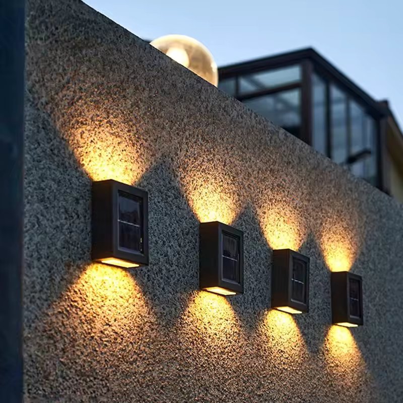 GlowEdge - Solar-LED-Wandleuchte