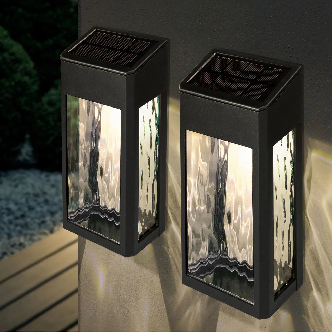 FloraGlow - Dekorative Solar-Wandleuchte
