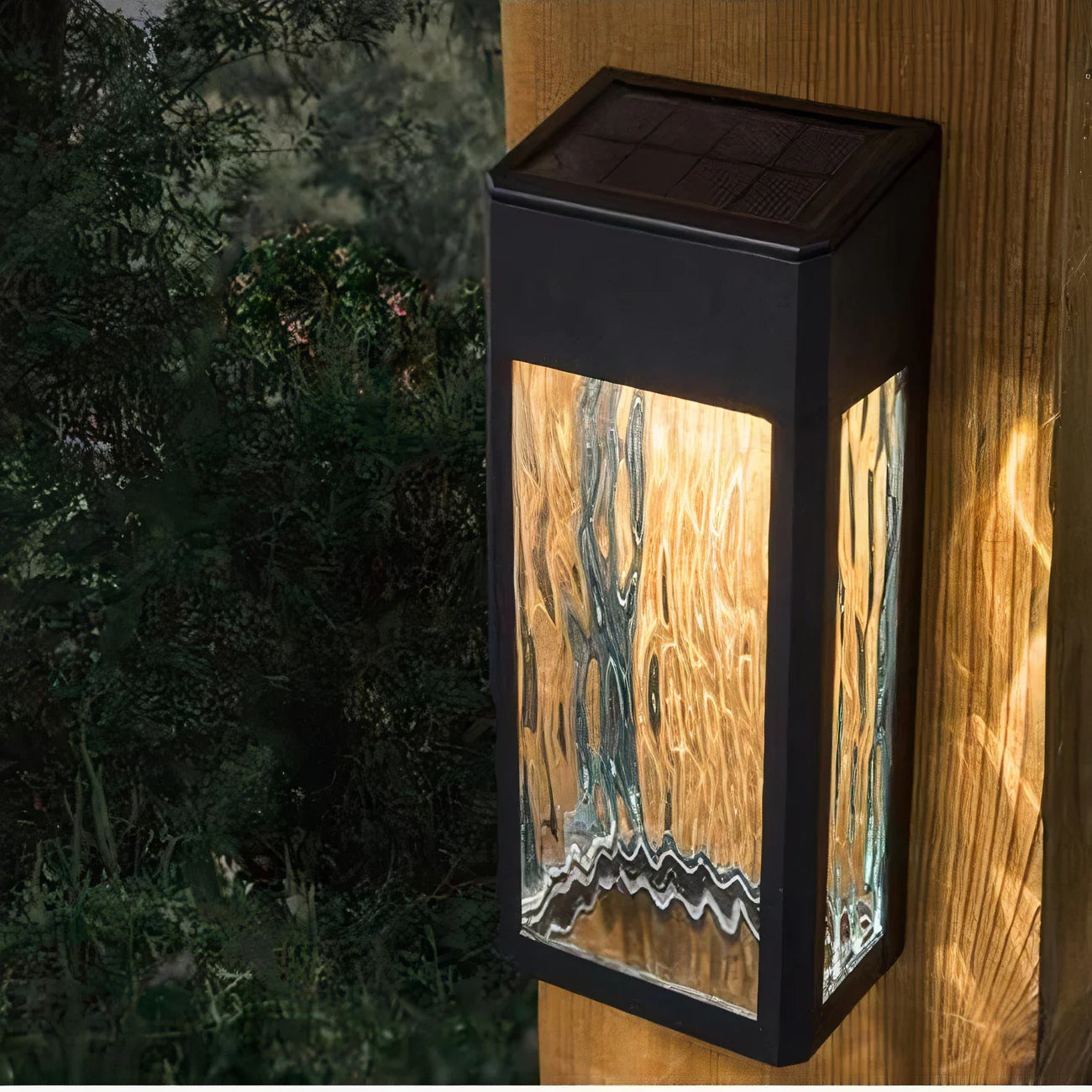 FloraGlow - Dekorative Solar-Wandleuchte