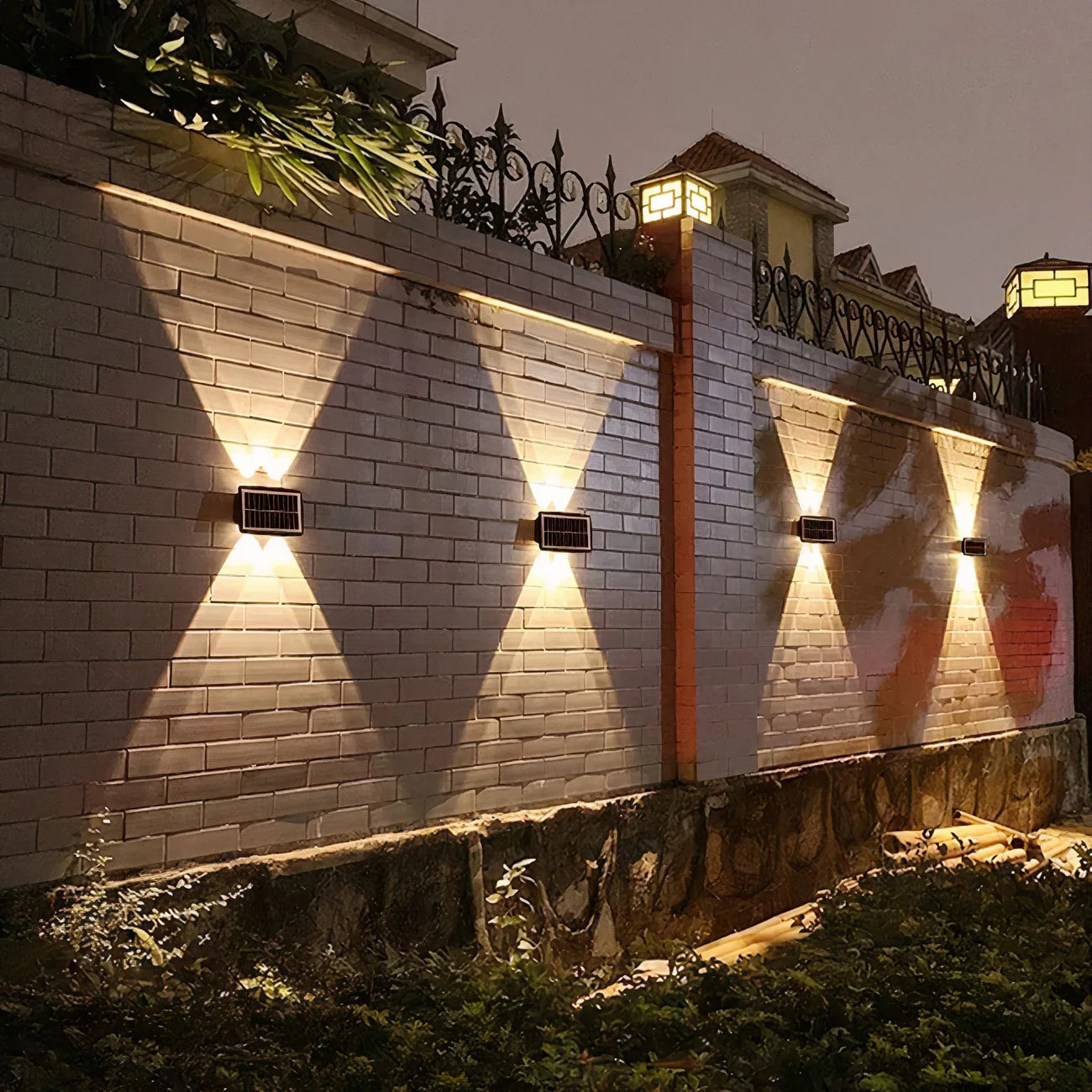 Suntrace - Solarstrahler Wand-LED-Leuchte