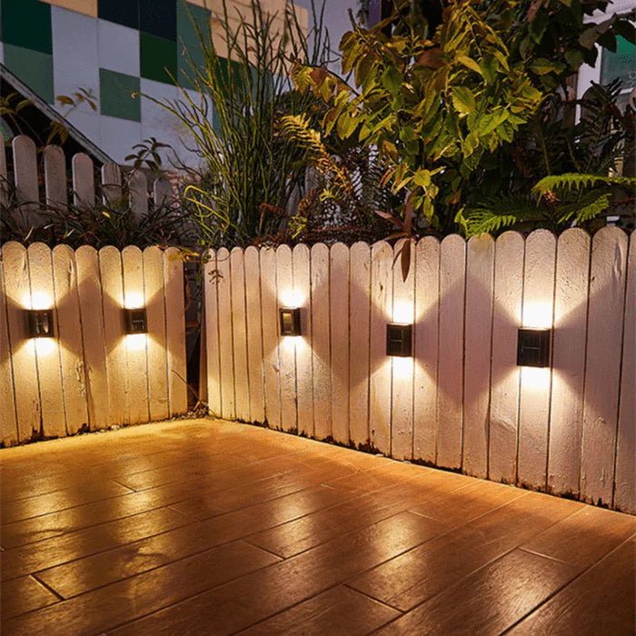 GlowEdge - Solar-LED-Wandleuchte
