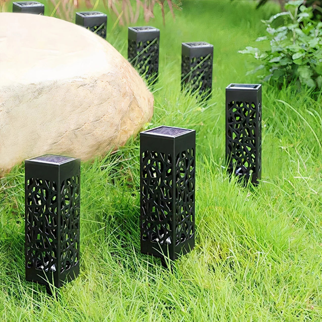 Flamma - Solar-Bodenlaterne Lampe