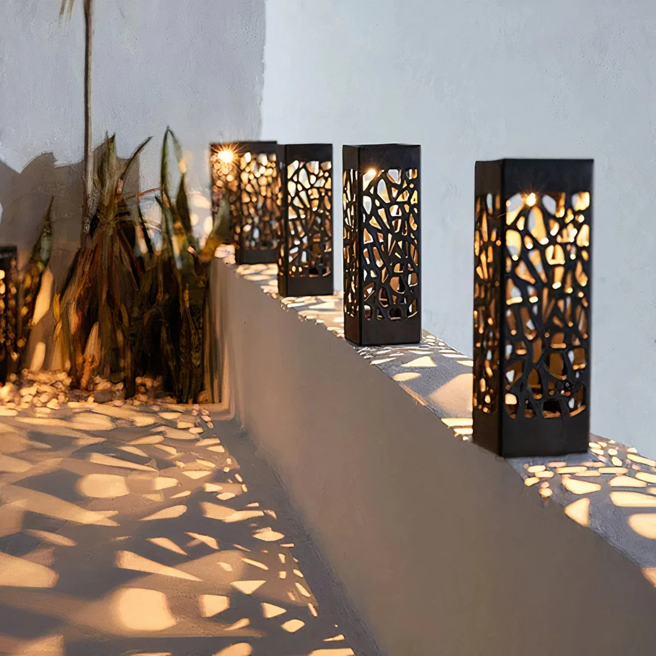 Flamma - Solar-Bodenlaterne Lampe