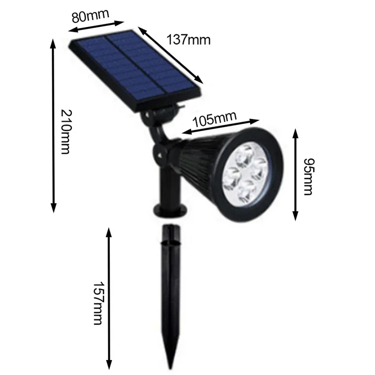 RayForge – Leistungsstarker Solar-LED-Außenstrahler mit Bewegungsmelder