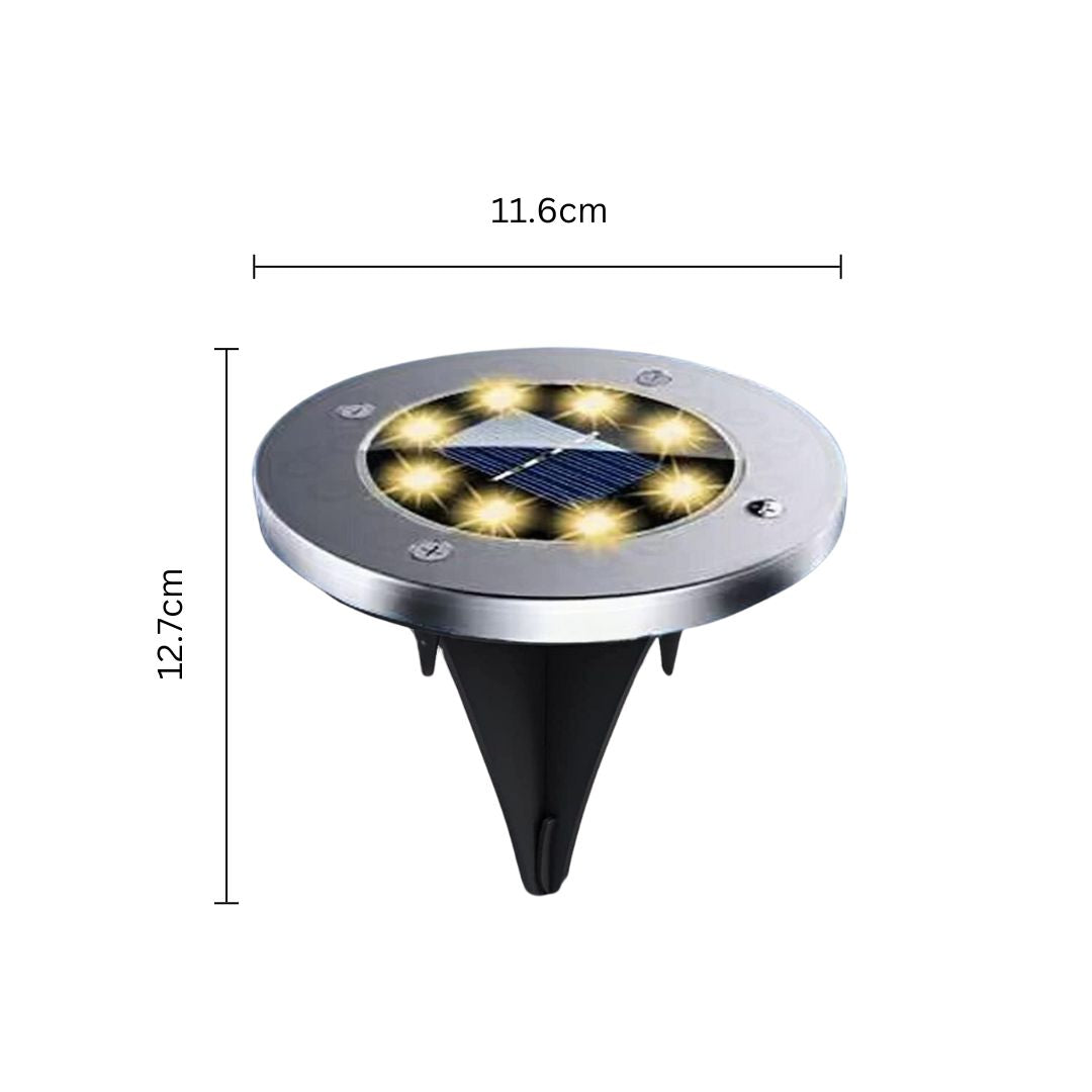 OrbiGlo - Wasserdichtes LED-Solar-Bodenlicht