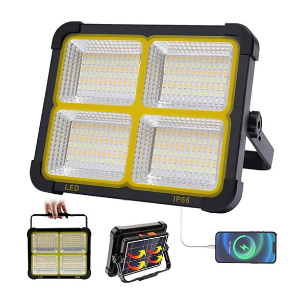SoleoGO – Tragbare Solar-LED-Lampe mit Griff für Camping & Garten