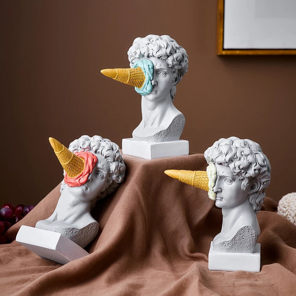 Moderne Nordische Wohndeko Skulptur