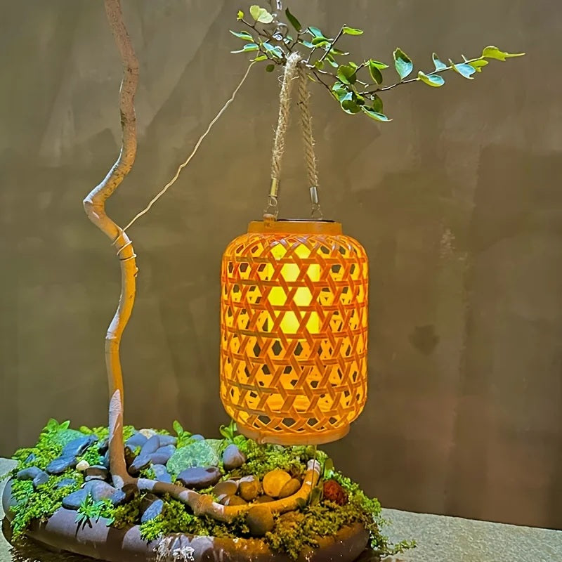 LumiBambu – Solarbetriebene Bambus Laterne