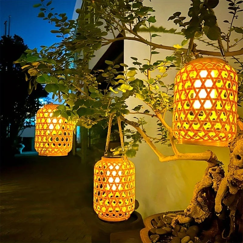 LumiBambu – Solarbetriebene Bambus Laterne