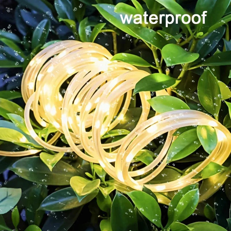 SolarTwine Solar Lichterschlauch – Wasserdichte LED Lichterkette für Garten & Weihnachten