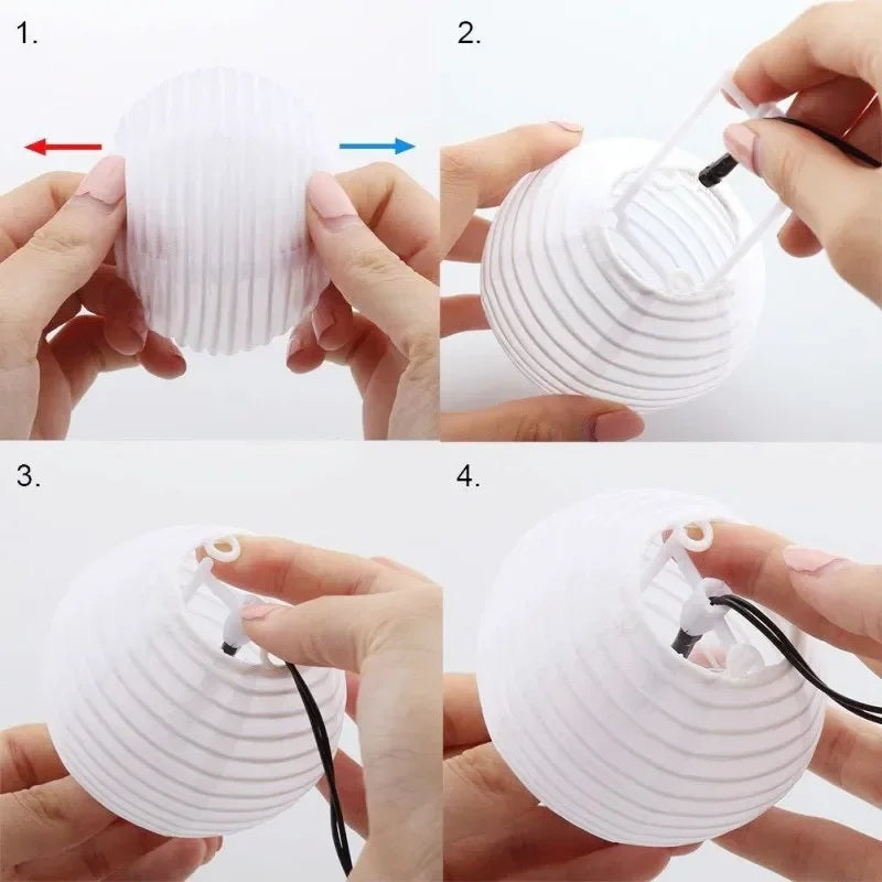 GlowLoom – Solarbetriebene Laternen-Lichterkette für Garten & Feste