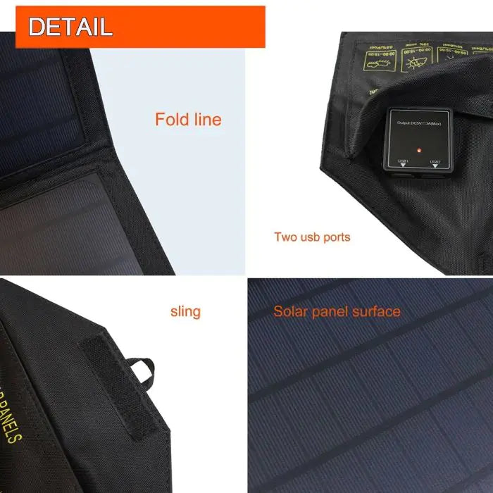 SunPort 21 – Tragbares Solarladegerät mit USB