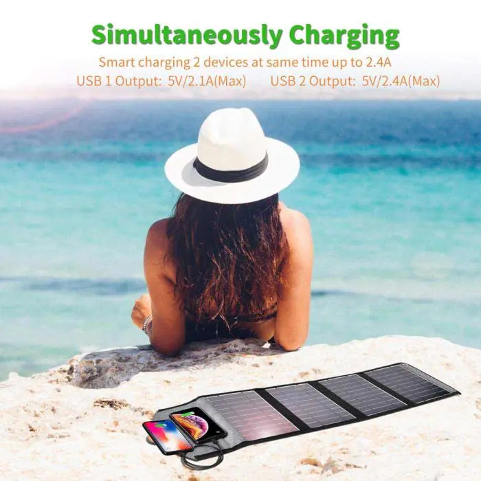 SunPort 21 – Tragbares Solarladegerät mit USB