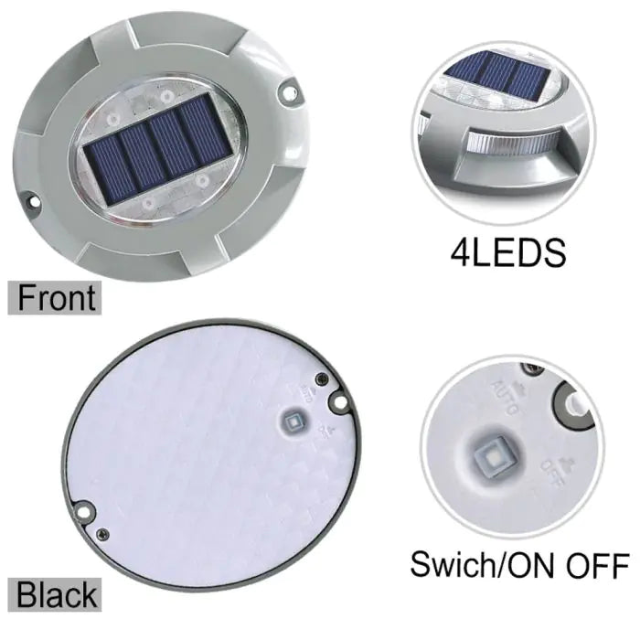 DriveLite Duo – Solar Bodeneinbauleuchten 2er Set