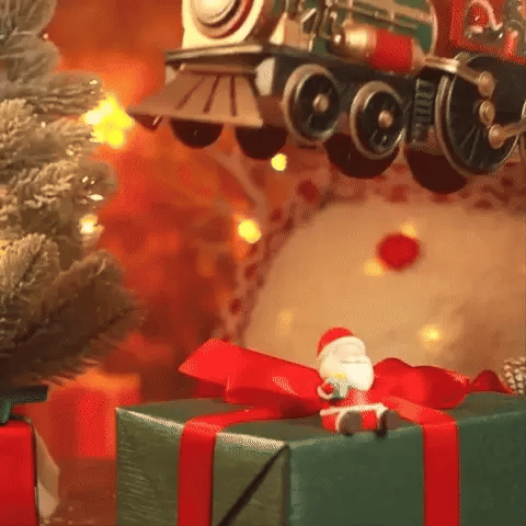 Weihnachts-Schnee-Effekt-Zug Deluxe