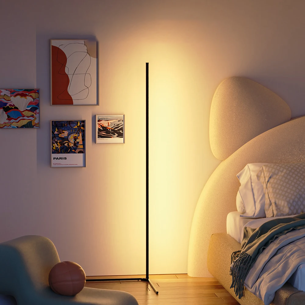 ChromaGlow – Intelligente LED-Stehleuchte mit Farbwechsel & App-Steuerung