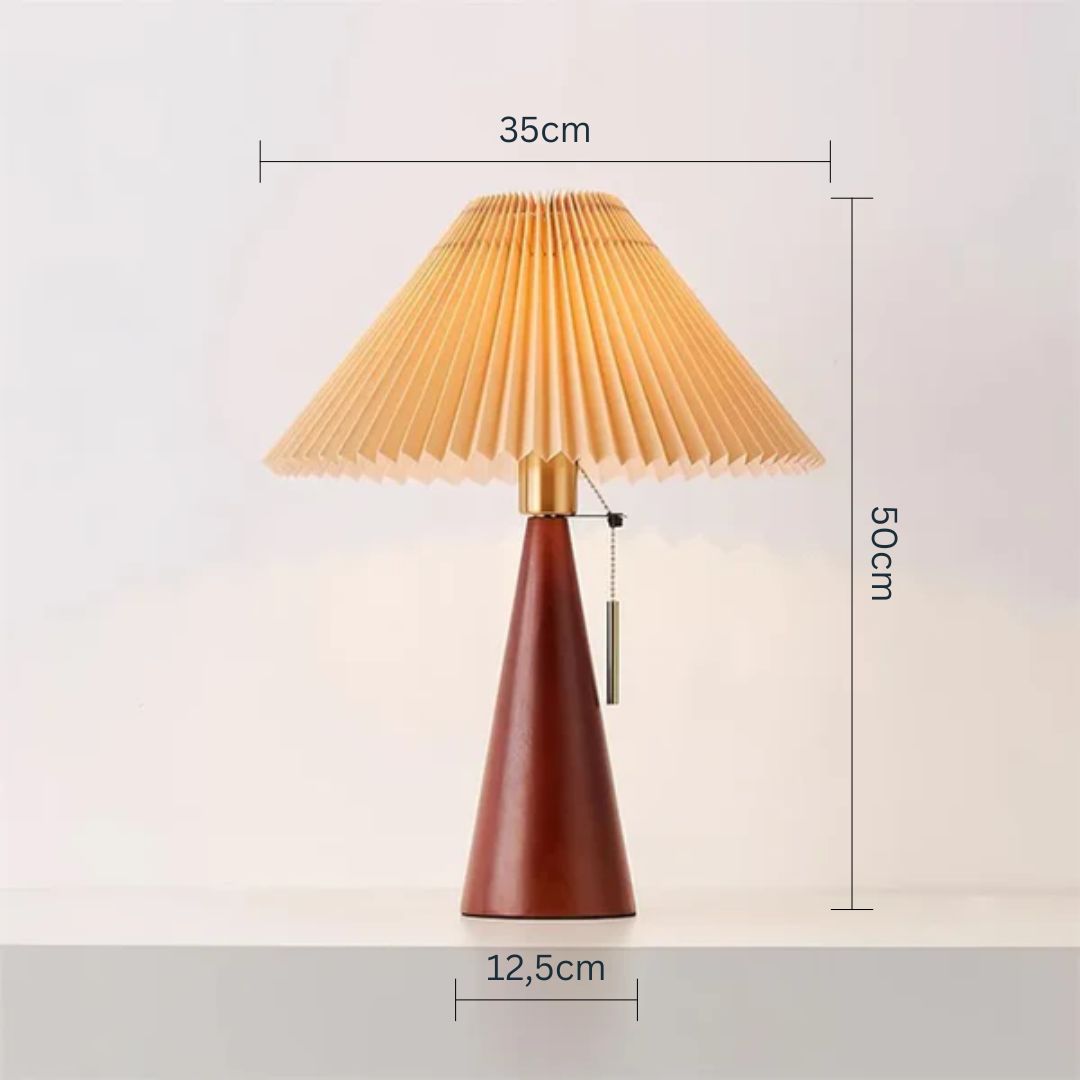 Silva - Japanische Retro-Holzlampe