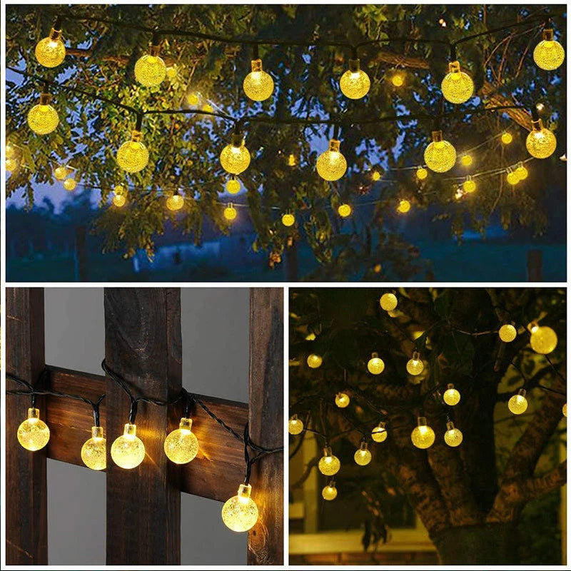SolarFest™ – 5m–12m LED Lichterkette für Außen mit Solarbetrieb