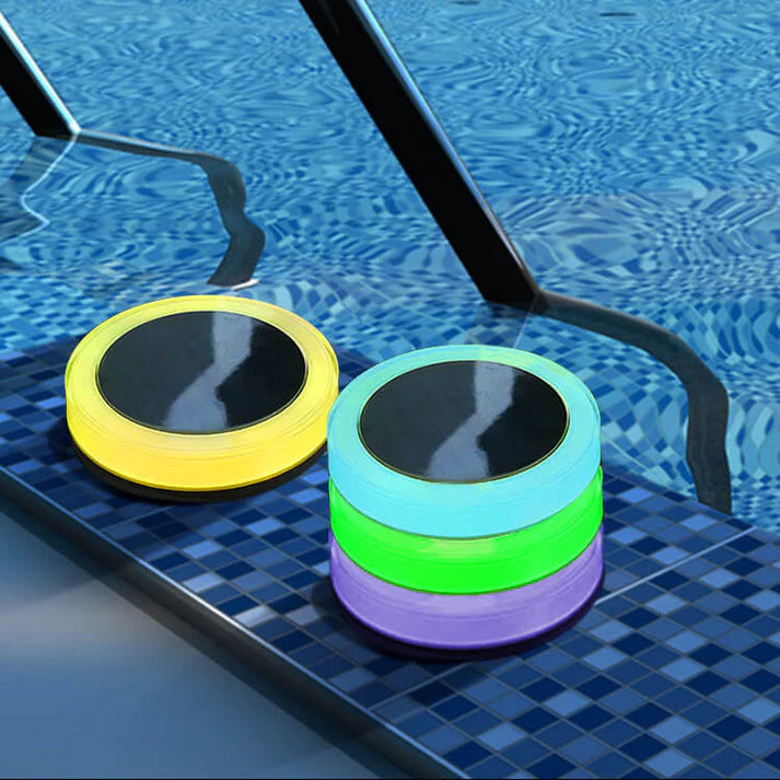 AquaGlow – Schwimmende Solar-LED-Poolleuchte mit Farbwechsel