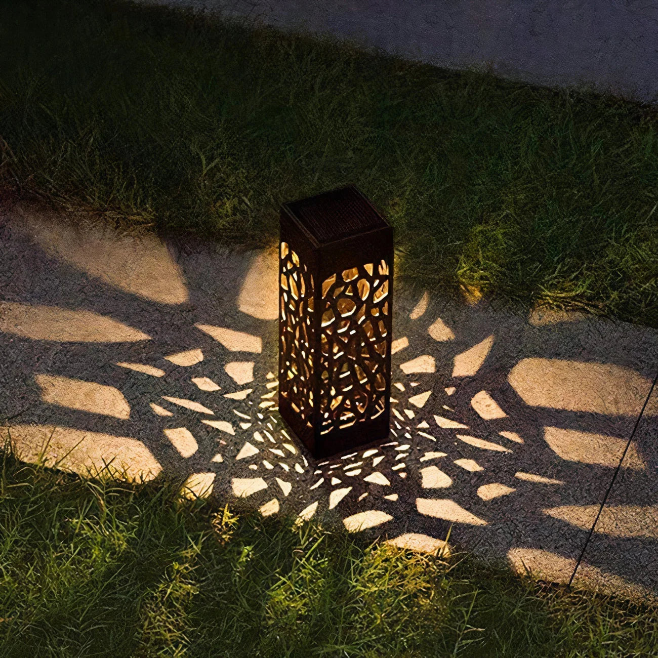 Flamma - Solar-Bodenlaterne Lampe