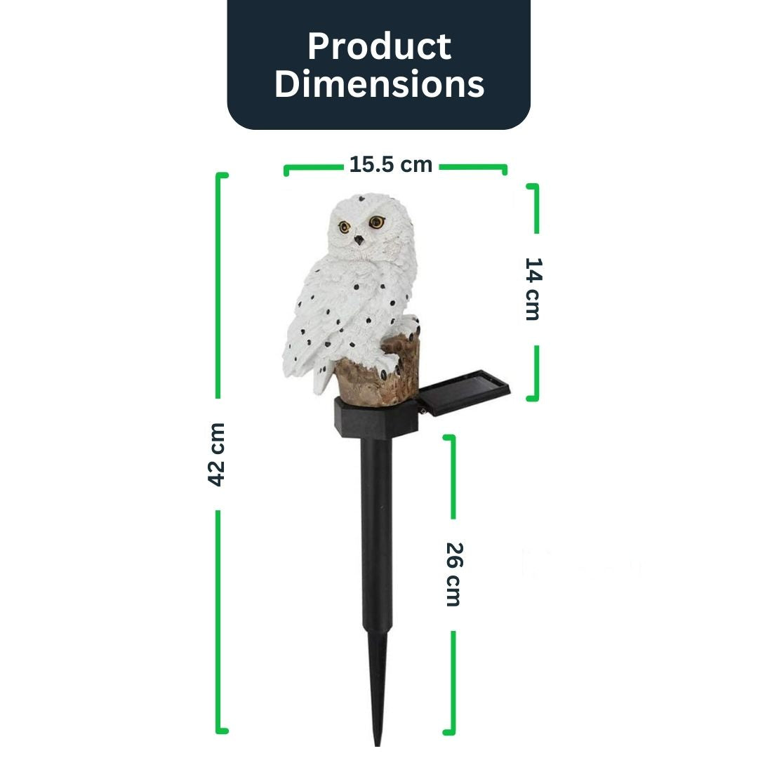 Owlglow - Solarbetriebene LED-Gartenlampe