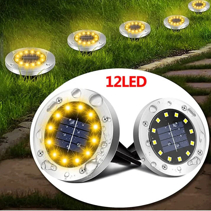 OrbiGlo - Wasserdichtes LED-Solar-Bodenlicht