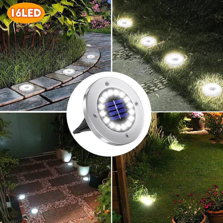 OrbiGlo - Wasserdichtes LED-Solar-Bodenlicht