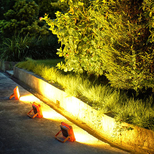 SoleoGO – Tragbare Solar-LED-Lampe mit Griff für Camping & Garten