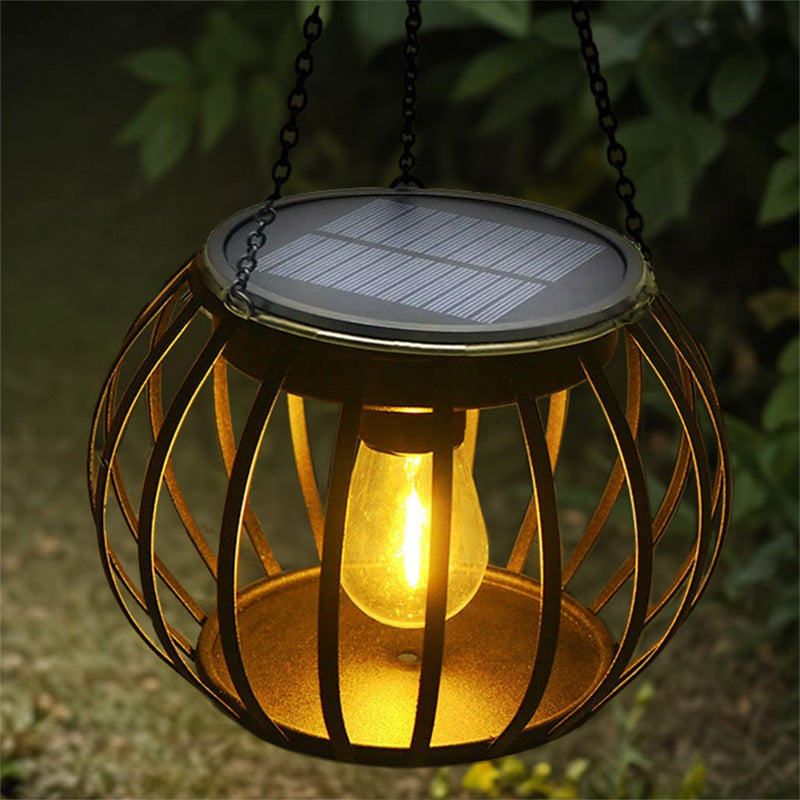 Gleamkin – Hängende Solar-LED-Laterne für Garten, Balkon & Terrasse