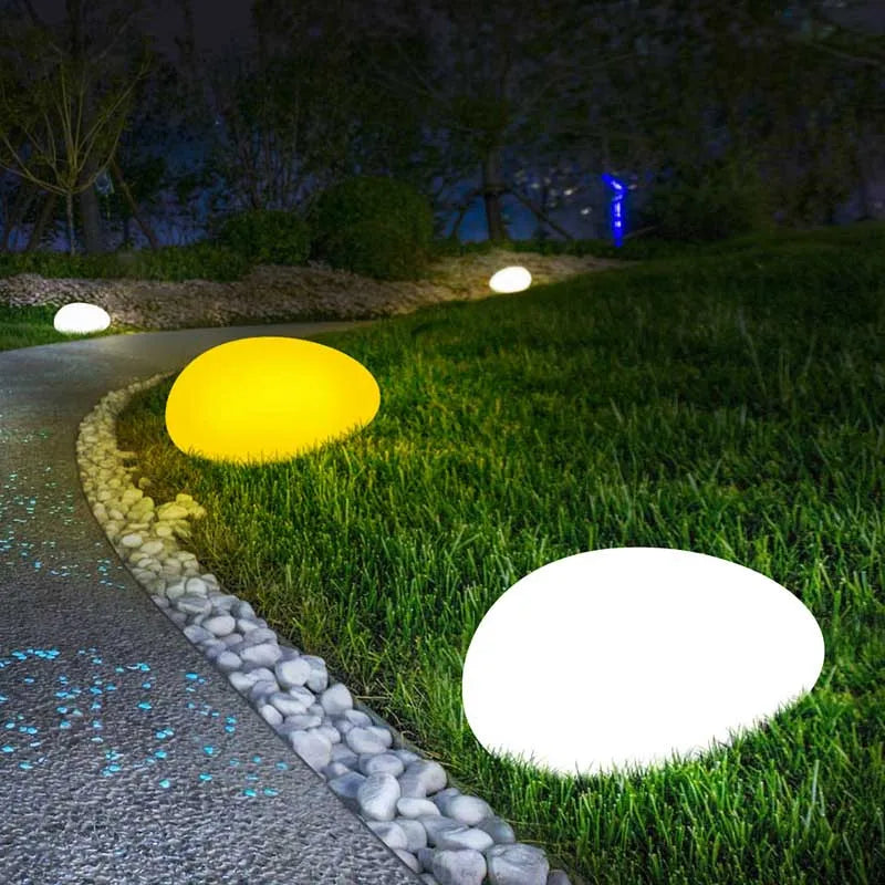 ColorWay – Solar-RGB-Steinleuchte mit Farbwechsel für Garten & Wege