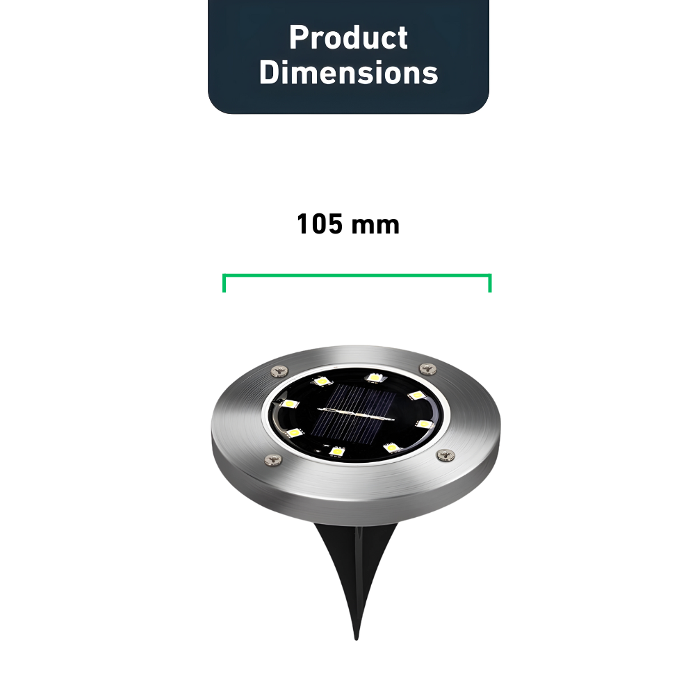 RoundSolar - Bodenstrahler für draußen