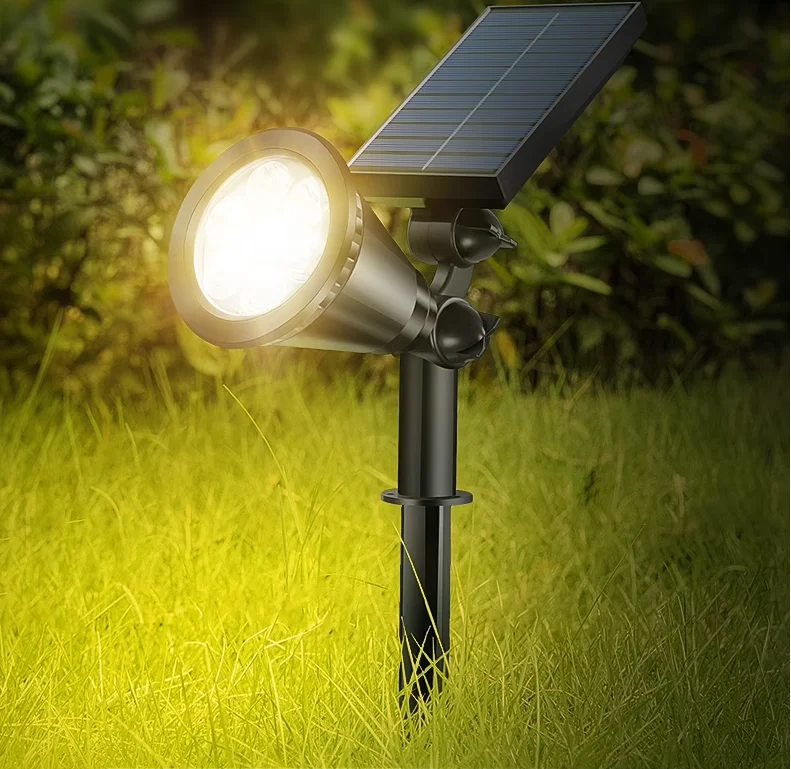 RayForge – Leistungsstarker Solar-LED-Außenstrahler mit Bewegungsmelder