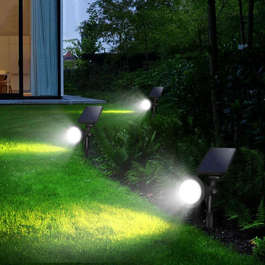 RayForge – Leistungsstarker Solar-LED-Außenstrahler mit Bewegungsmelder