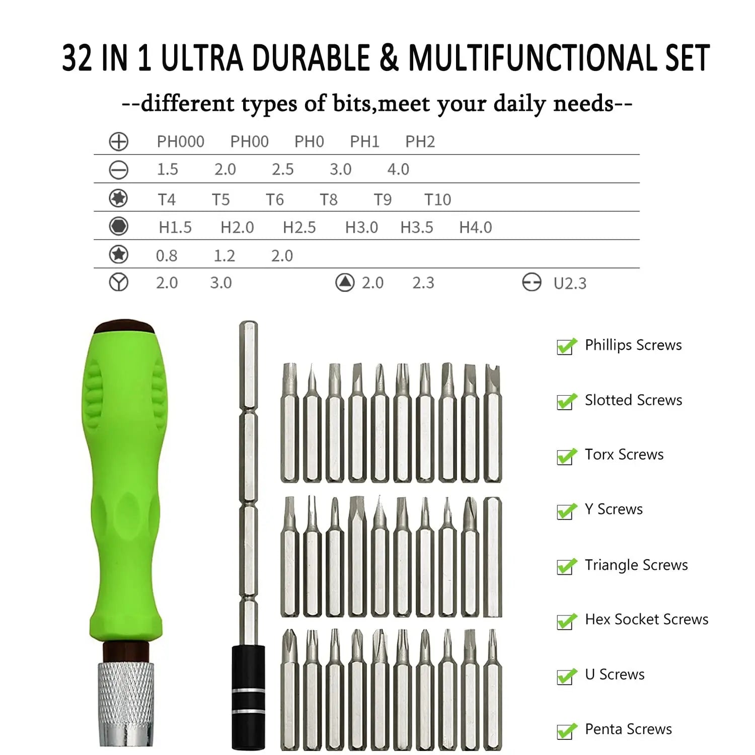 EZMount - Schraubendreher-Montagesatz (32 in 1)