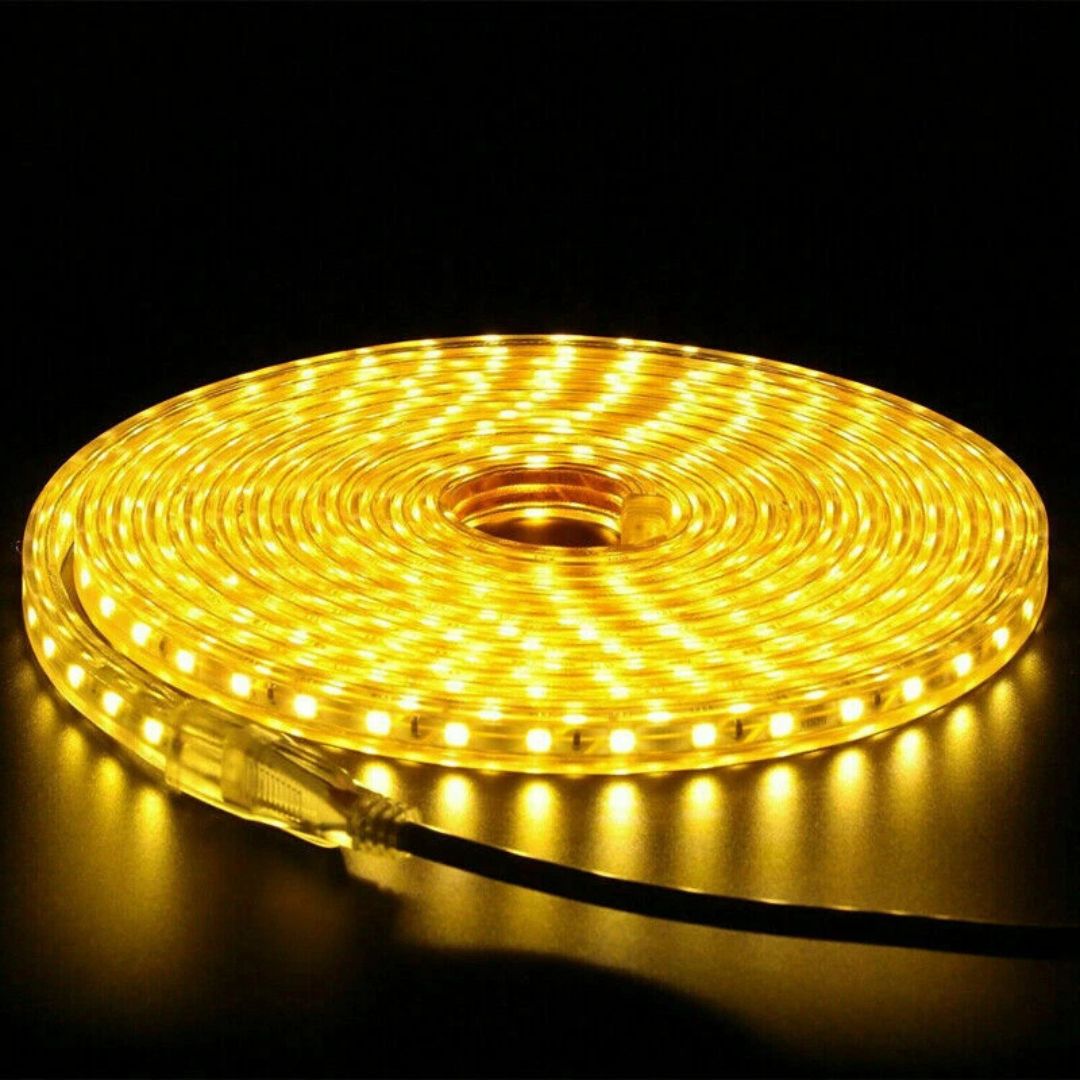 FlexiGlow Solar LED Streifen – Wasserdichtes Außenlicht mit 8 Modi