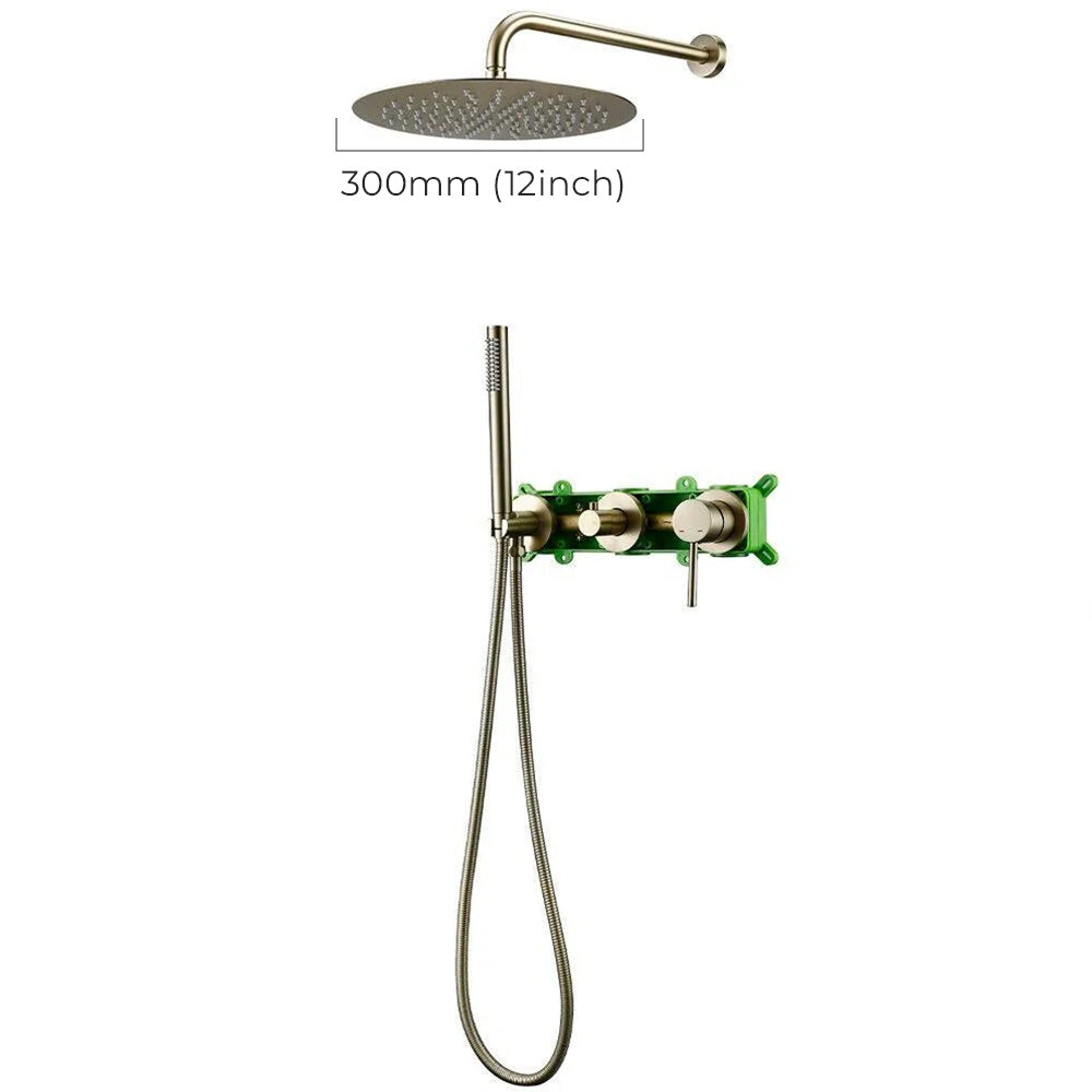 RainDrop - Wandmontierte Regenbrausegarnitur