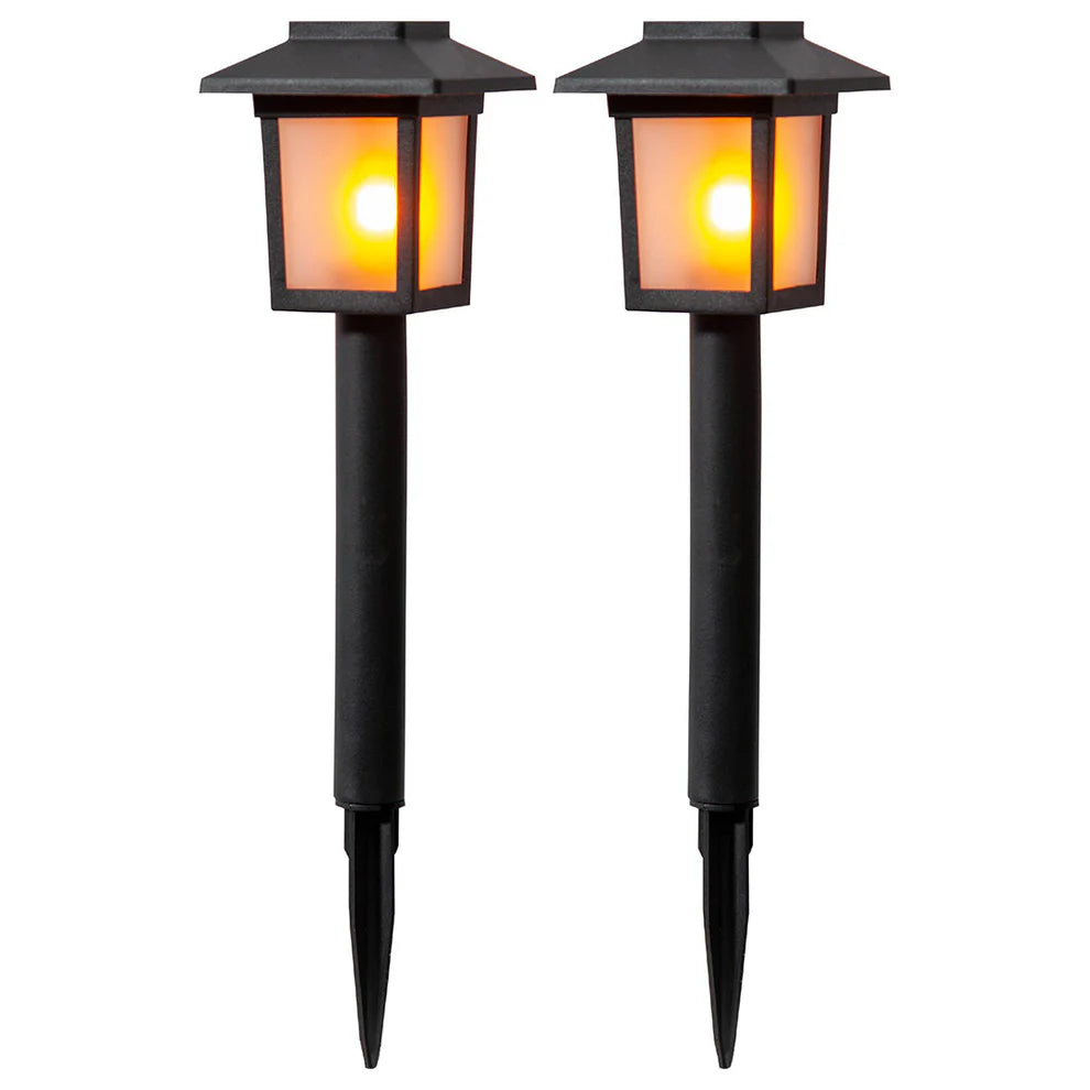 GlowStake Solar LED Spießleuchten – Außenlaternen für Garten & Weg