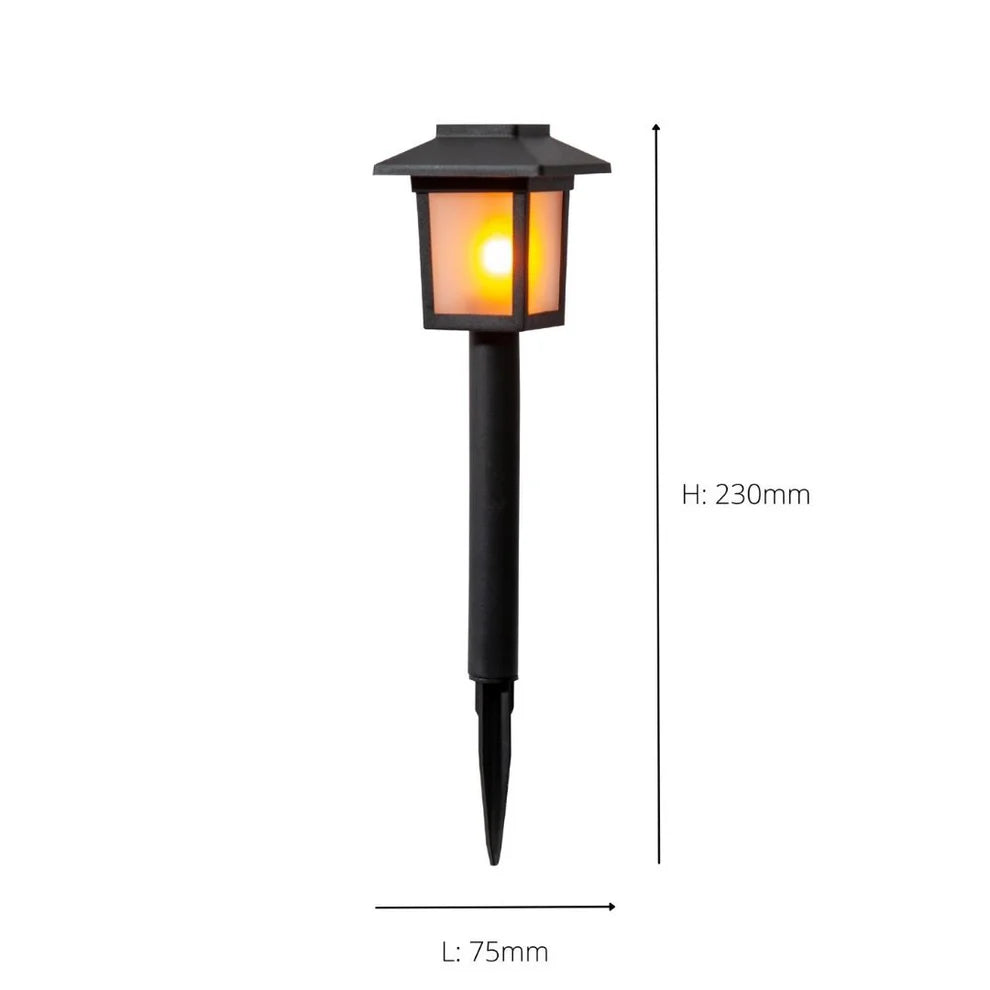 GlowStake Solar LED Spießleuchten – Außenlaternen für Garten & Weg