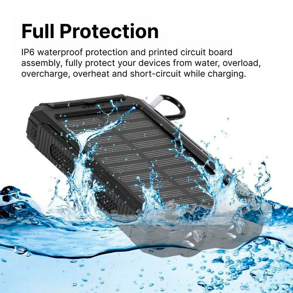 SunTrek - Wasserdichtes Solar-Ladegerät