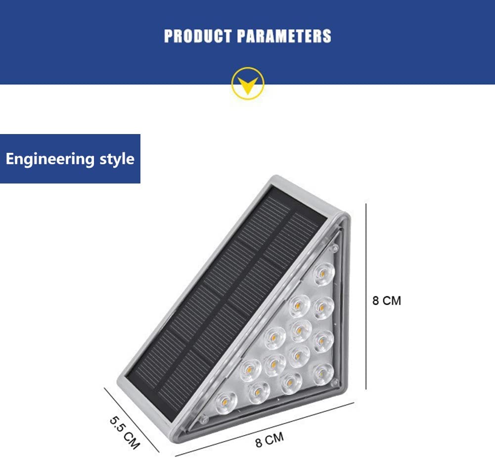 Solar-Treppenlichter für draußen