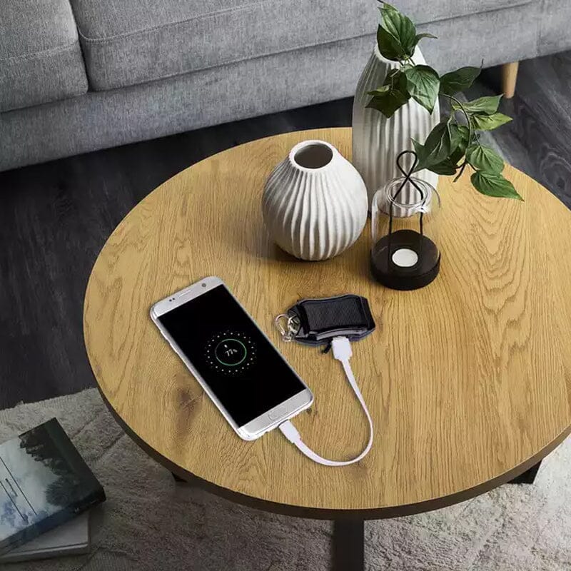 Mini Solar-Powerbank mit Schlüsselanhänger – Notfall-Ladegerät für unterwegs