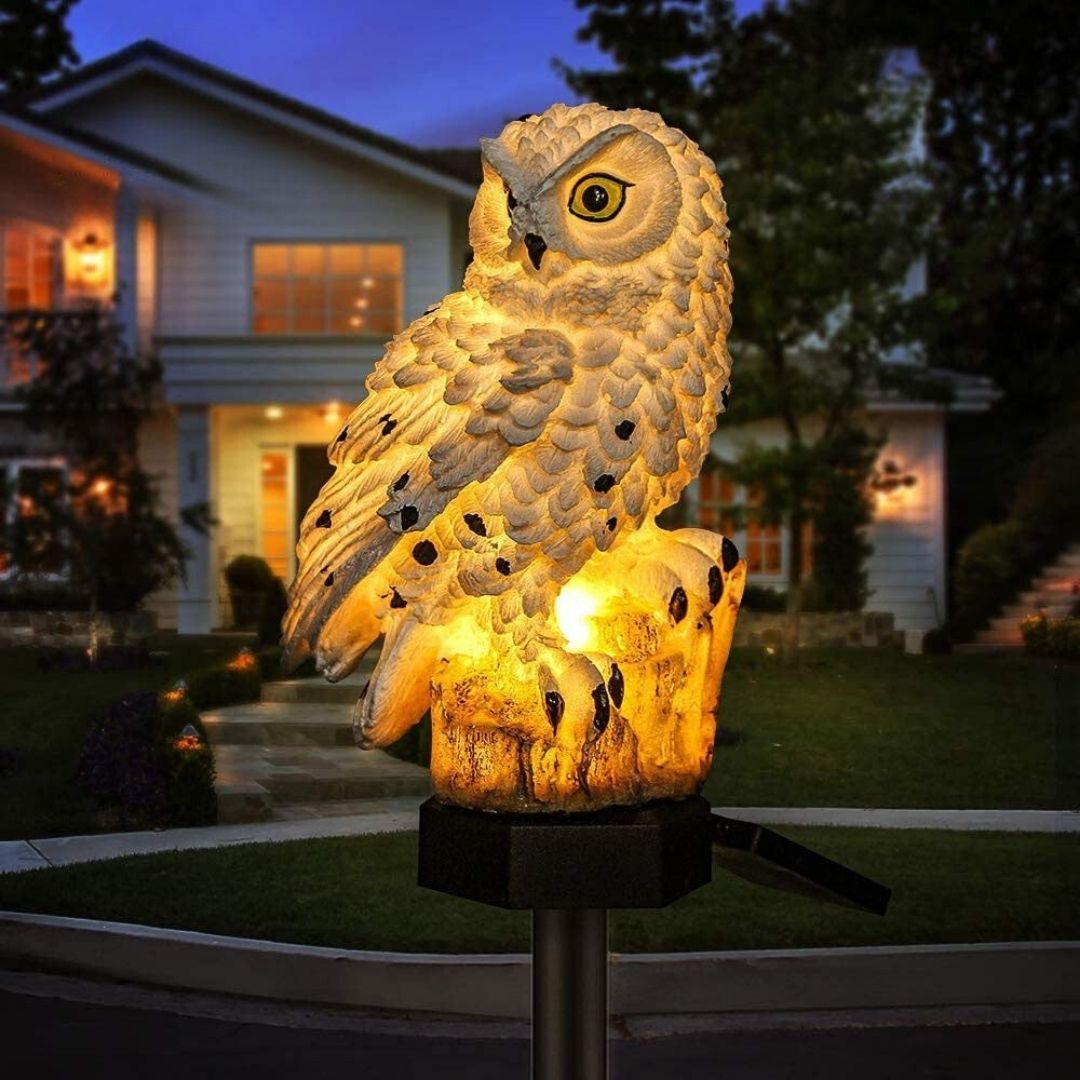 Owlglow - Solarbetriebene LED-Gartenlampe