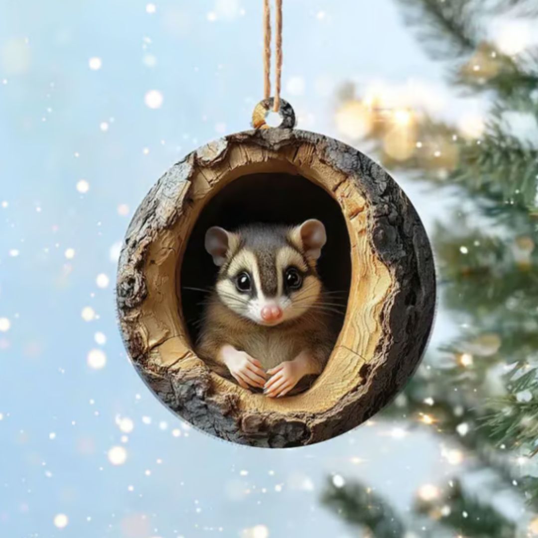 Massivholz Tier Weihnachtsschmuck