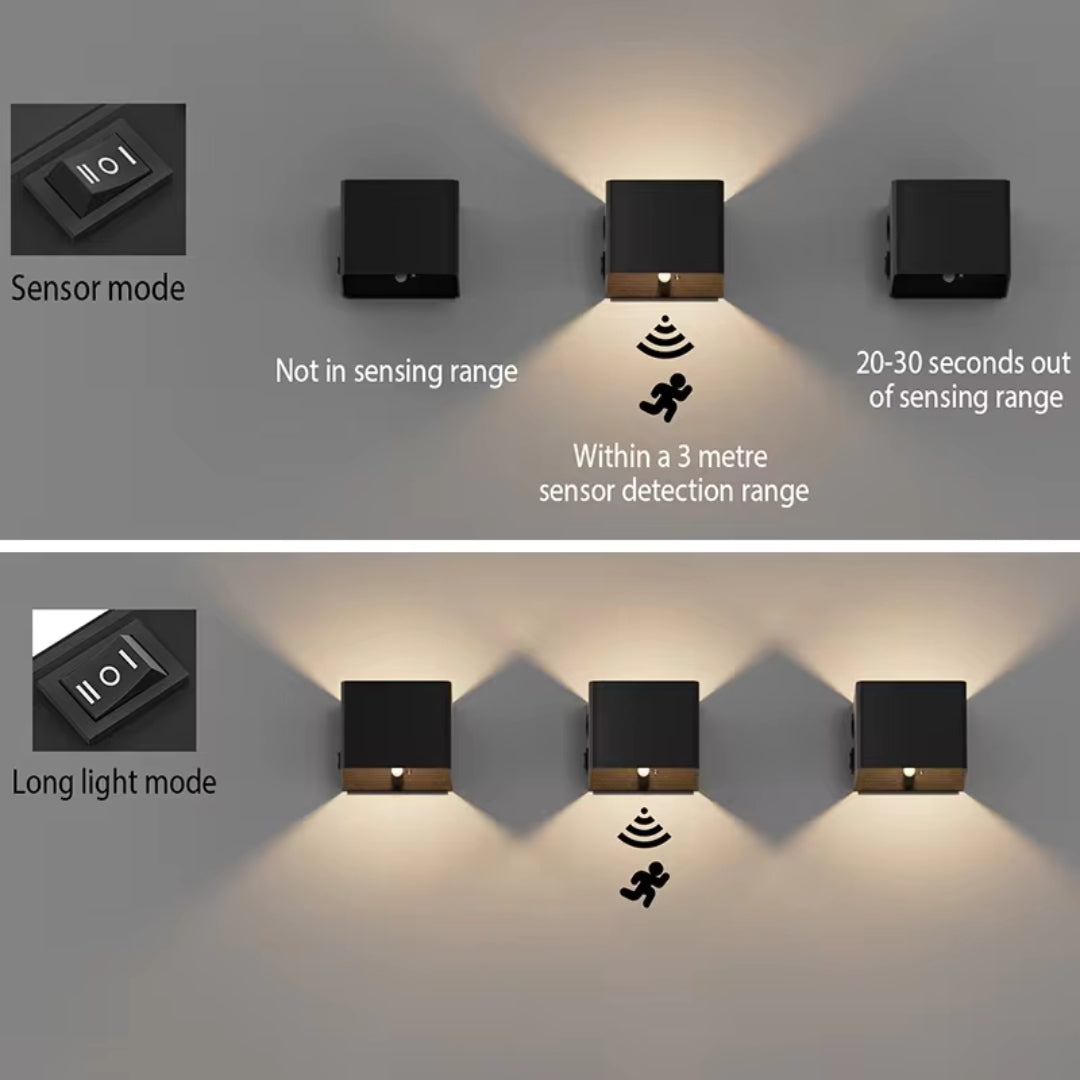 LumiCube - USB wiederaufladbare LED-Wandleuchten