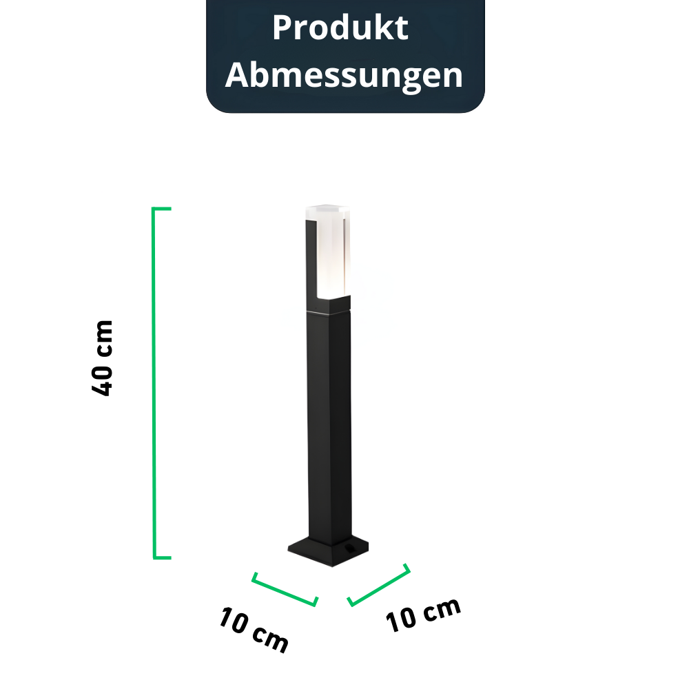 NovaScape™ - Architektonische Pollerleuchten (2er-Pack)