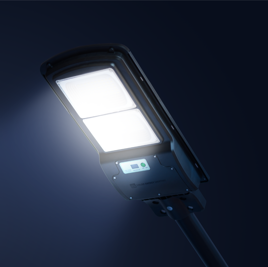 IlluminateSolarMega™ - 300W Solar-Straßenleuchte mit hoher Helligkeit 6000 Lumen