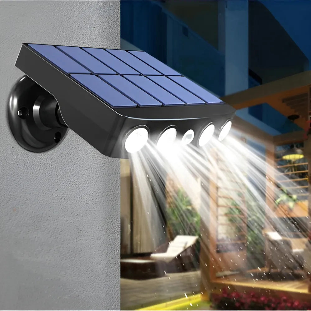 GuardSolar™ – Solar-Sicherheitsstrahler mit Bewegungsmelder und Weitwinkel