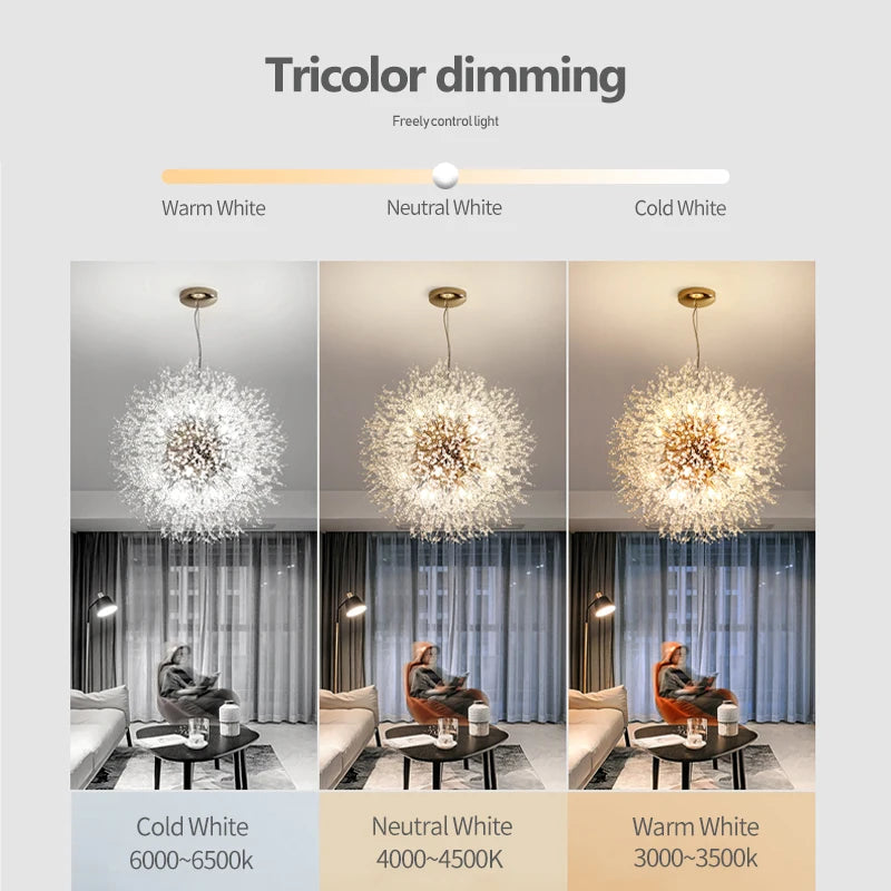 RadiantBloom – Elegante LED-Designerleuchte für Wohn- & Schlafzimmer